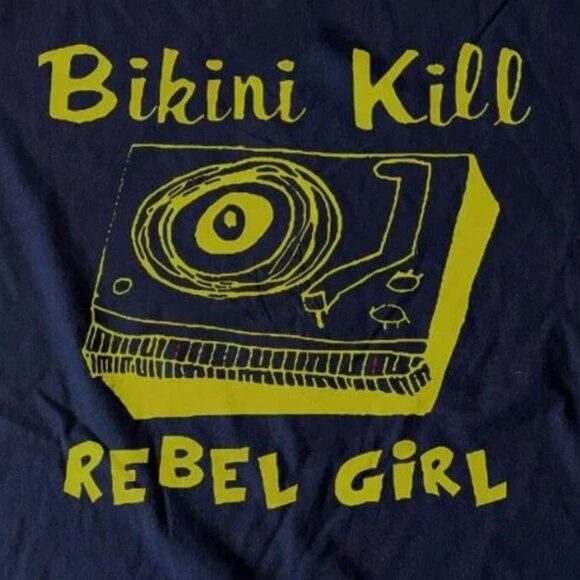 Bikini Kill Rebel Girl Graphic Band Tee Retro Punk Rock Fan Gift Streetwear 140 - Picture 2 of 5